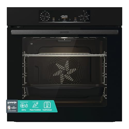 Gorenje BPS 6737 E02B Einbau-Backofen, 77 Liter, Pyrolyse, Heißluft,...