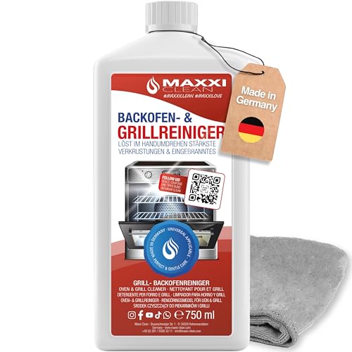 Maxxi Clean | Backofen & Grillreiniger - das Original | 750 ml Gel und 1x...