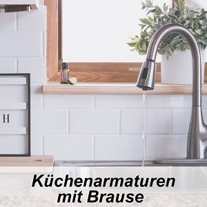 Küchenarmatur mit Brause Spültischarmatur, Wasserhahn für Küche Test kaufen Stiftung Warentest zum ausziehen