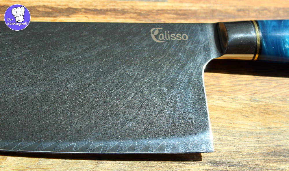 Calisso Messer Damastmesser kaufen Test Erfahrungen Bewertung Santoku Chai Dao