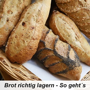 Brot aufbewahren Brot Aufbewahrung Brot frisch halten richtig lagern Brötchen Semmeln 1-min